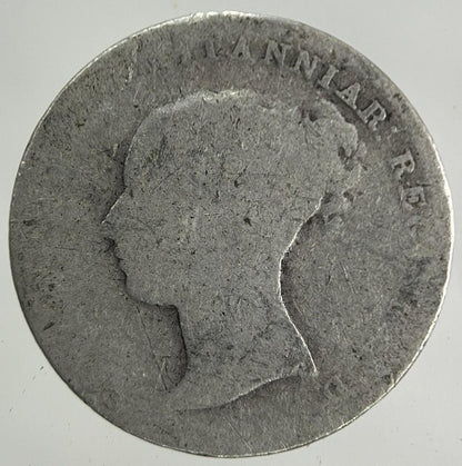 British Victoria Threepence Silver Coin | Fair Grade