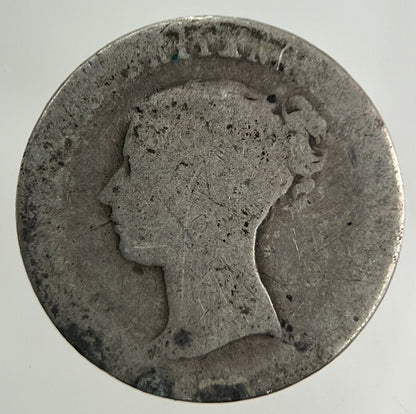 1849 Victoria Groat Four-Pence Silver Coin | Collectable Grade