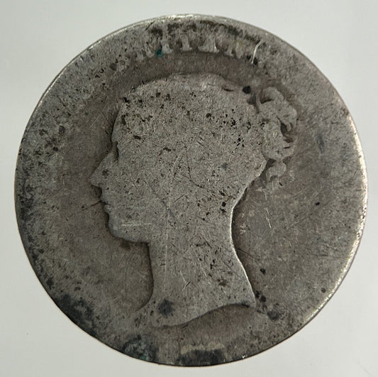 1849 Victoria Groat Four-Pence Silver Coin | Collectable Grade
