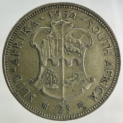 1954 South Africa Florin Silver Coin | Very High Grade