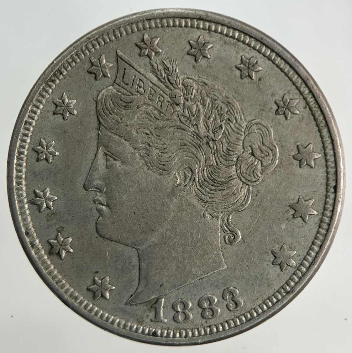 1883 US USA Nickel 5 V Cents Coin | Very High Grade