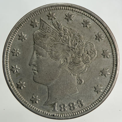 1883 US USA Nickel 5 V Cents Coin | Very High Grade