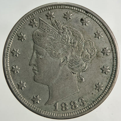 1883 US USA Nickel 5 V Cents Coin | Very High Grade