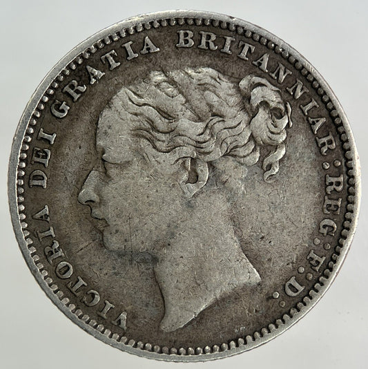 1881 Victoria One Shilling Silver Coin | Very High Grade