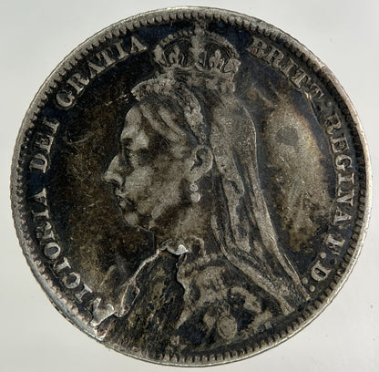1890 Victoria One Shilling Silver Coin | Collectable Grade