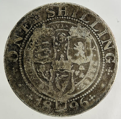 1896 Victoria One Shilling Silver Coin | Collectable Grade