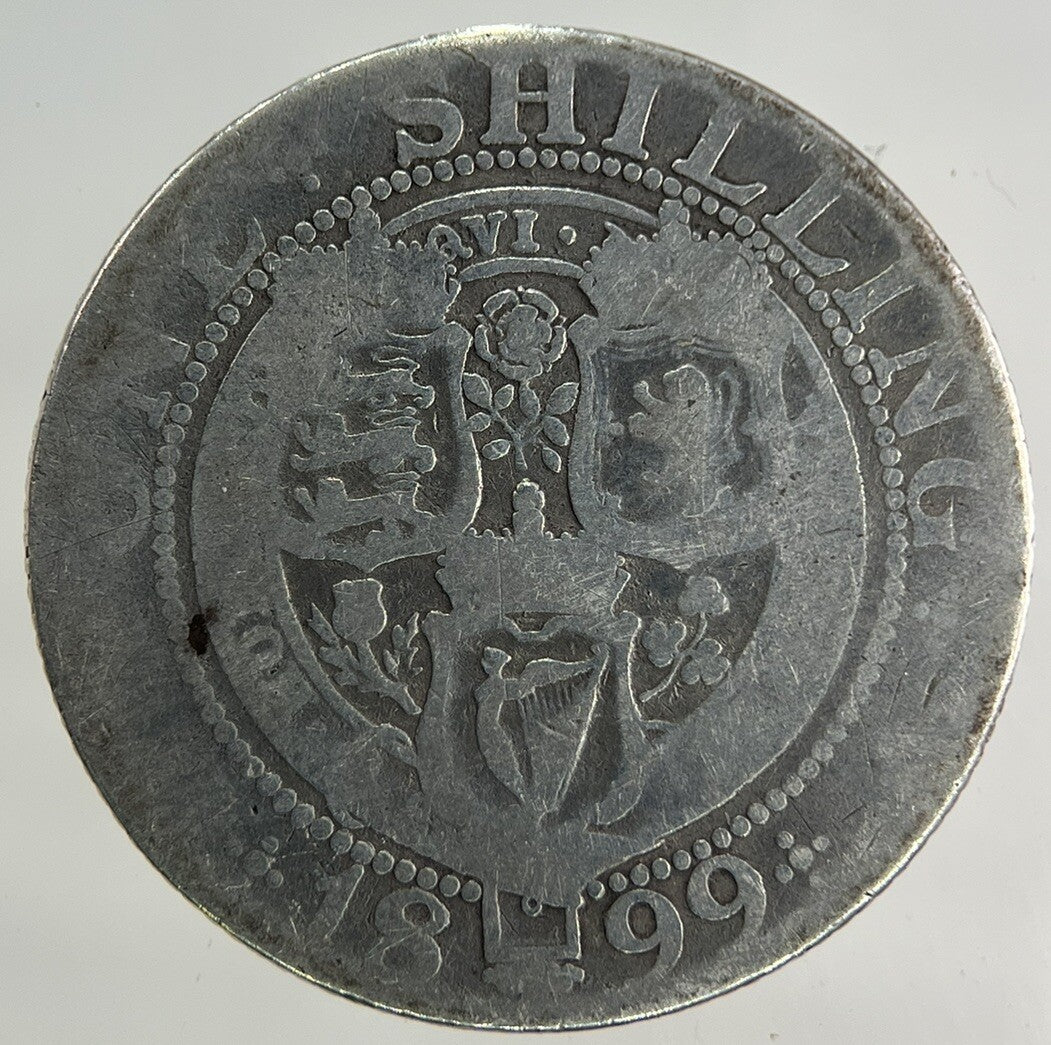 1899 Victoria One Shilling Silver Coin | Collectable Grade
