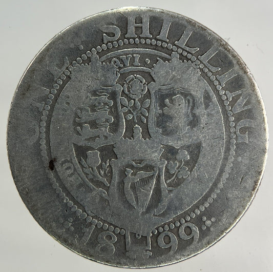 1899 Victoria One Shilling Silver Coin | Collectable Grade