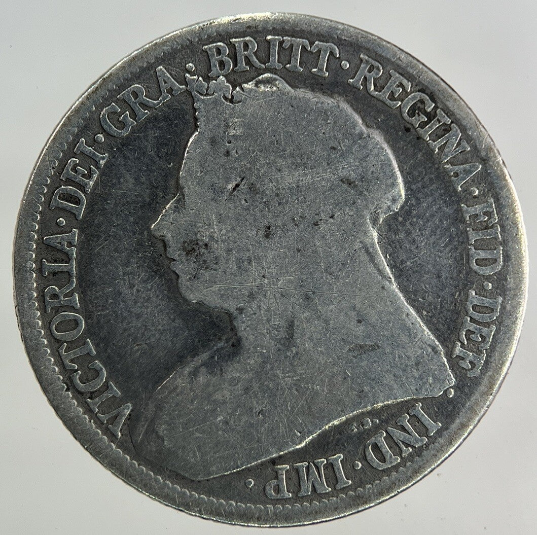 1895 Victoria One Shilling Silver Coin | Collectable Grade