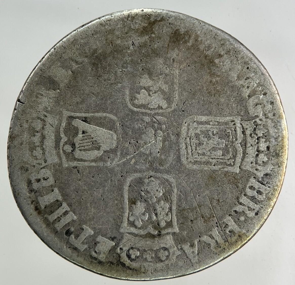1696 William III 3rd One Shilling Silver Coin | Collectable Grade