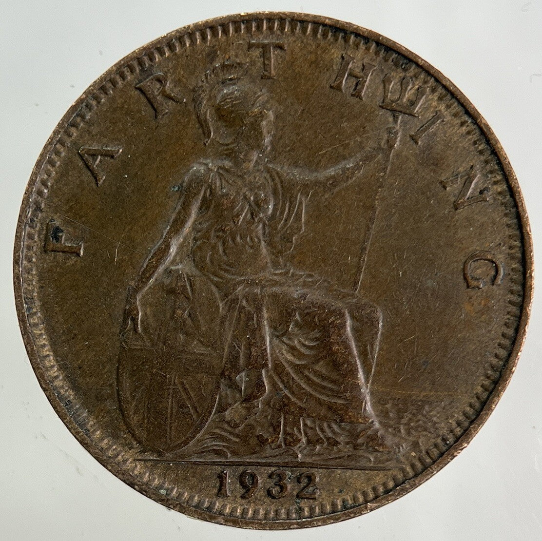 1932 George V Farthing Coin | Fine Collectable Grade