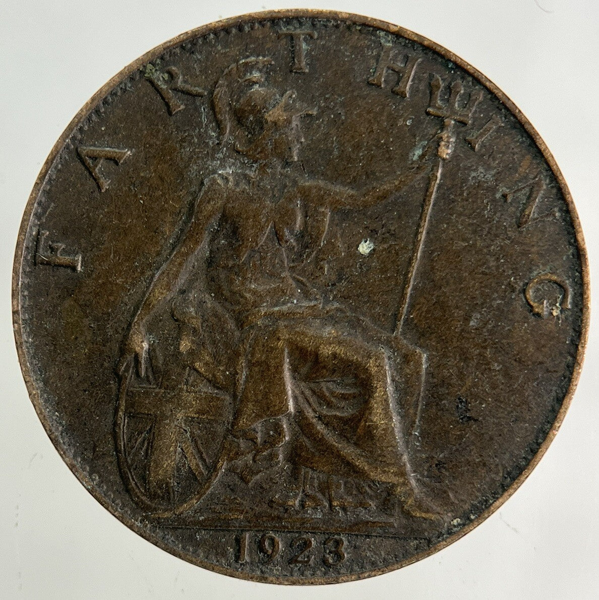 1923 George V Farthing Coin | Fine Collectable Grade