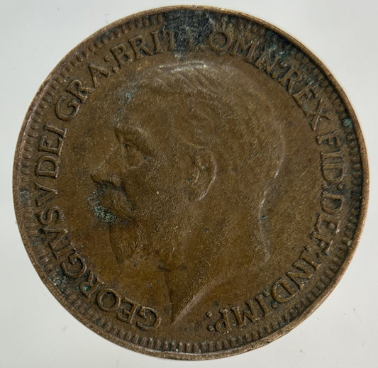 1927 George V Farthing Coin | Fine Collectable Grade