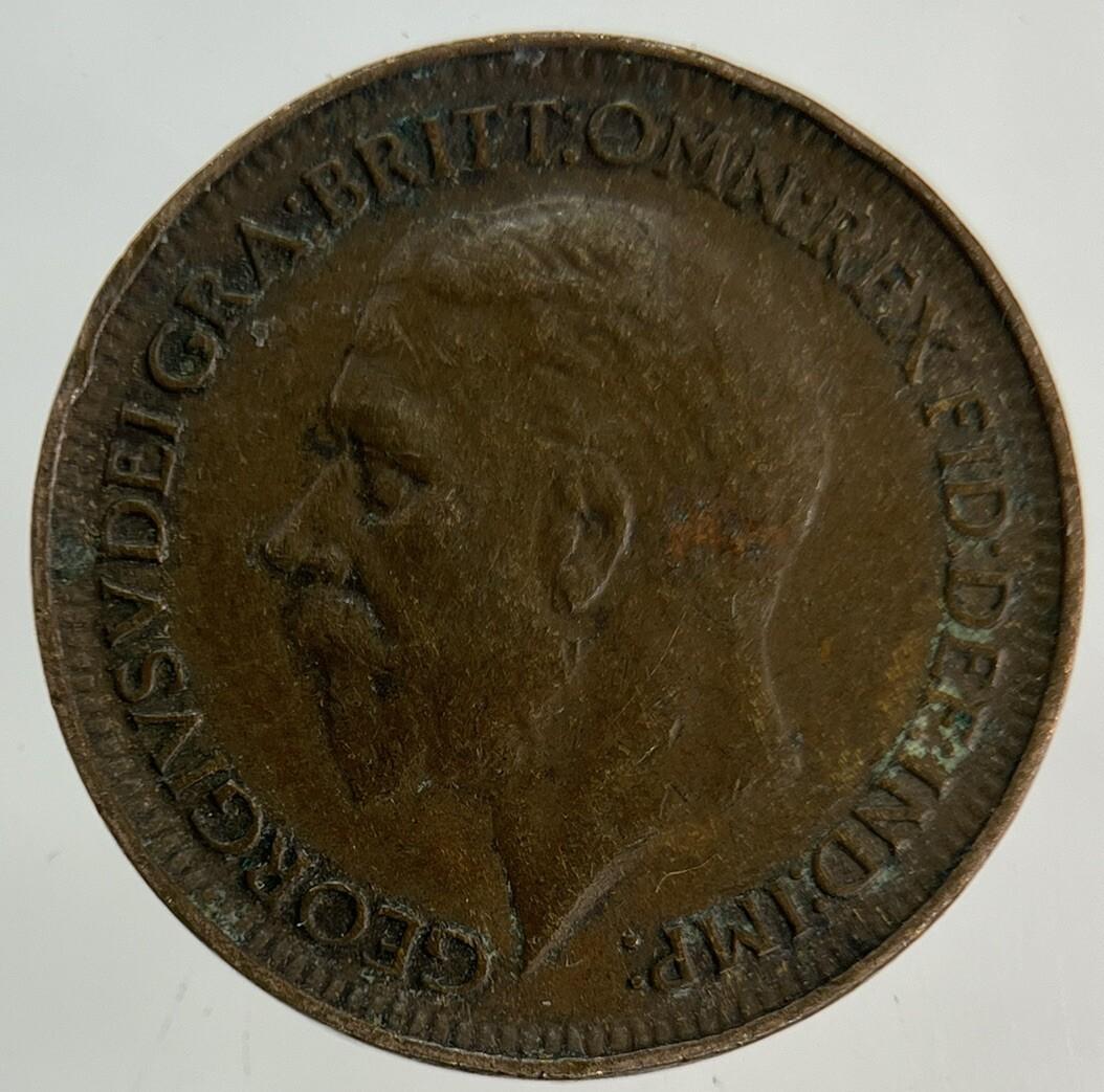 1928 George V Farthing Coin | Fine Collectable Grade