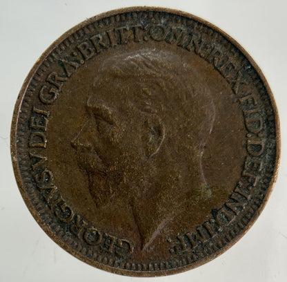 1929 George V Farthing Coin | Fine Collectable Grade