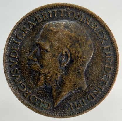1916 George V Farthing Coin | Fine Collectable Grade