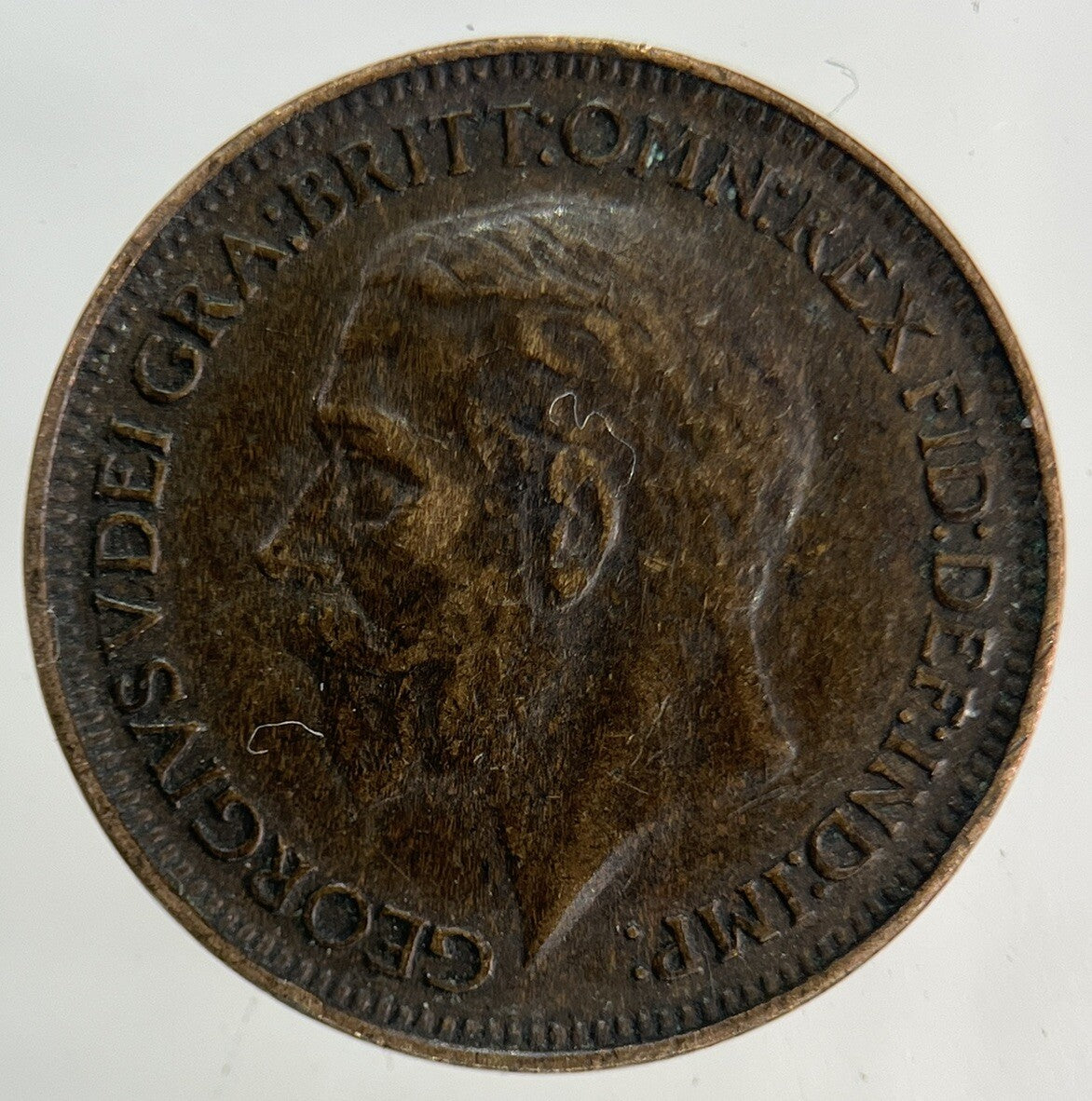 1926 George V Farthing Coin | Fine Collectable Grade