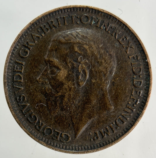 1926 George V Farthing Coin | Fine Collectable Grade