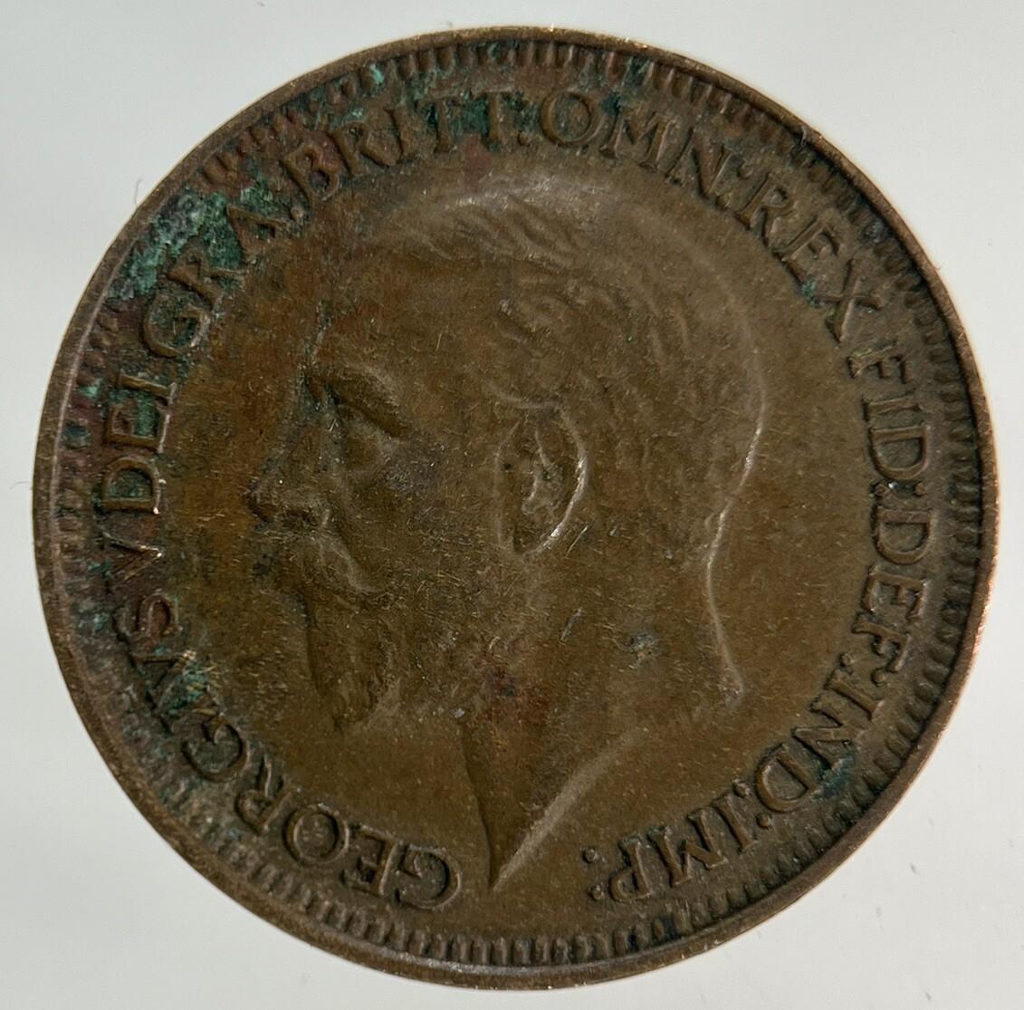 1932 George V Farthing Coin | Fine Collectable Grade