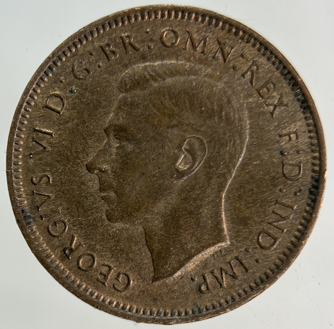 1941 George VI Wren Farthing Coin | Very High Grade