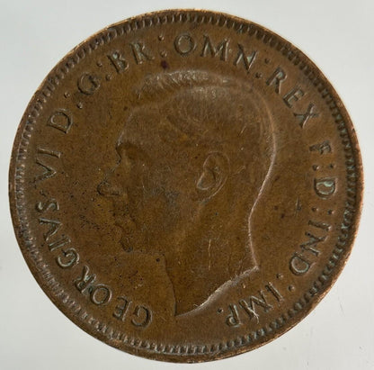 1943 George VI Wren Farthing Coin | Fine Collectable Grade