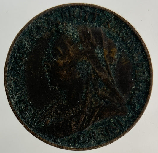 1899 Victoria Farthing Coin | Fine Collectable Grade