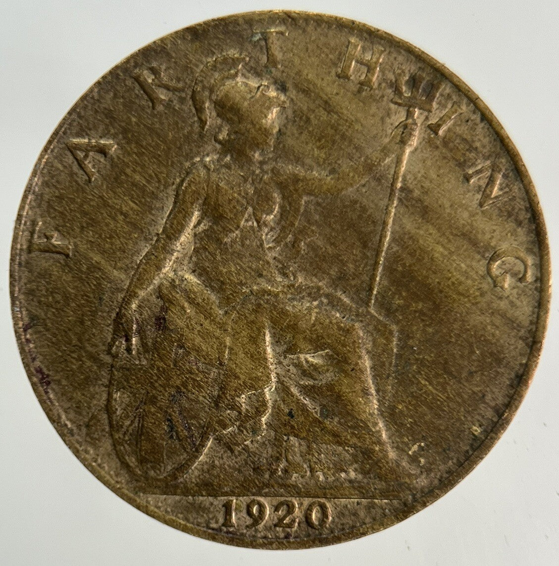 1920 George V Farthing Coin | Fine Collectable Grade