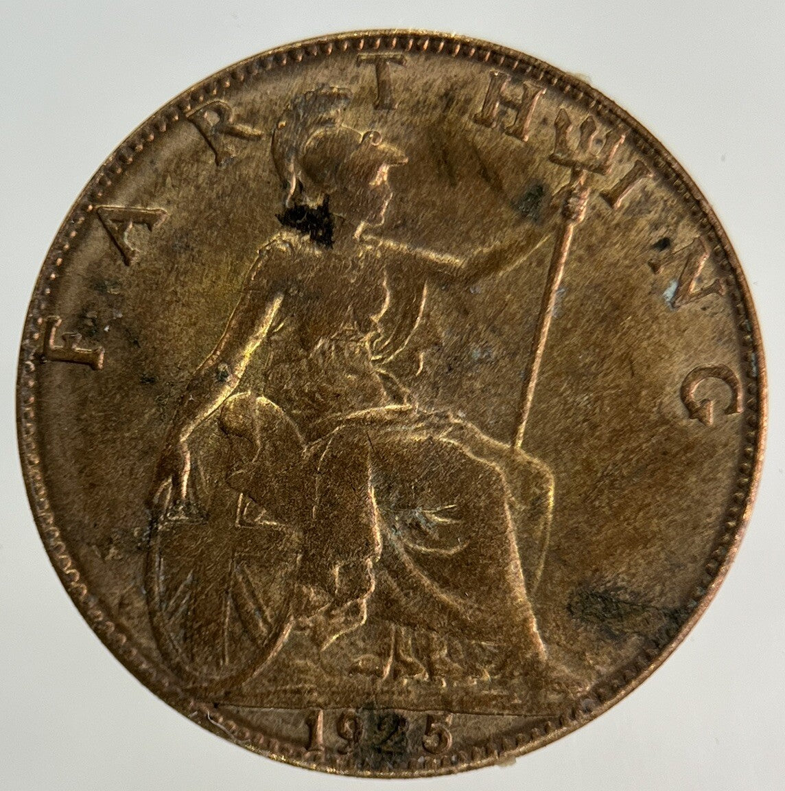 1925 George V Farthing Coin | Fine Collectable Grade