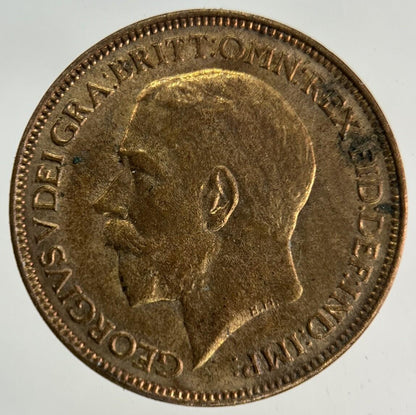 1925 George V Farthing Coin | Fine Collectable Grade
