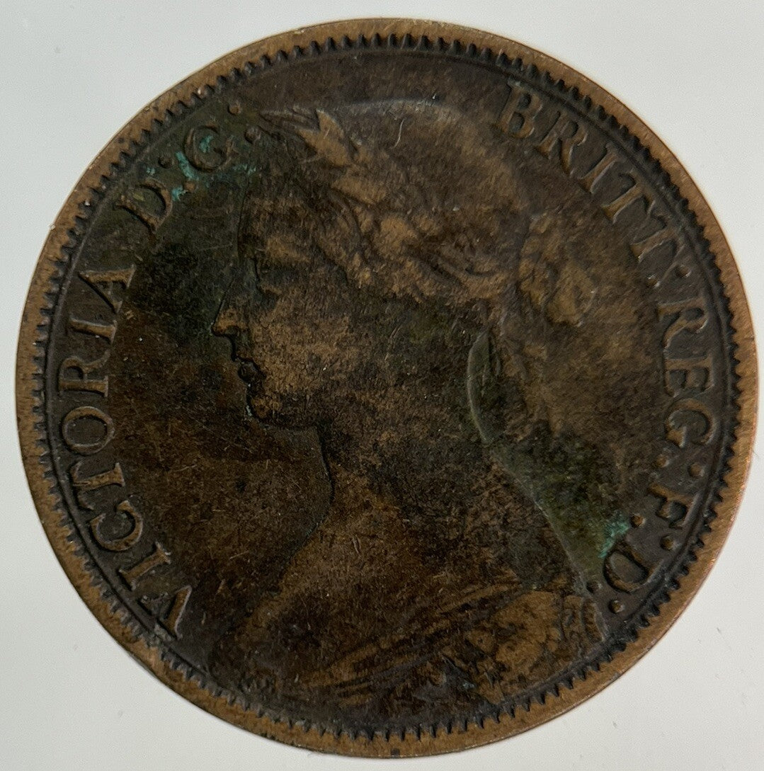 1869 Victoria Farthing Coin | Fine Collectable Grade