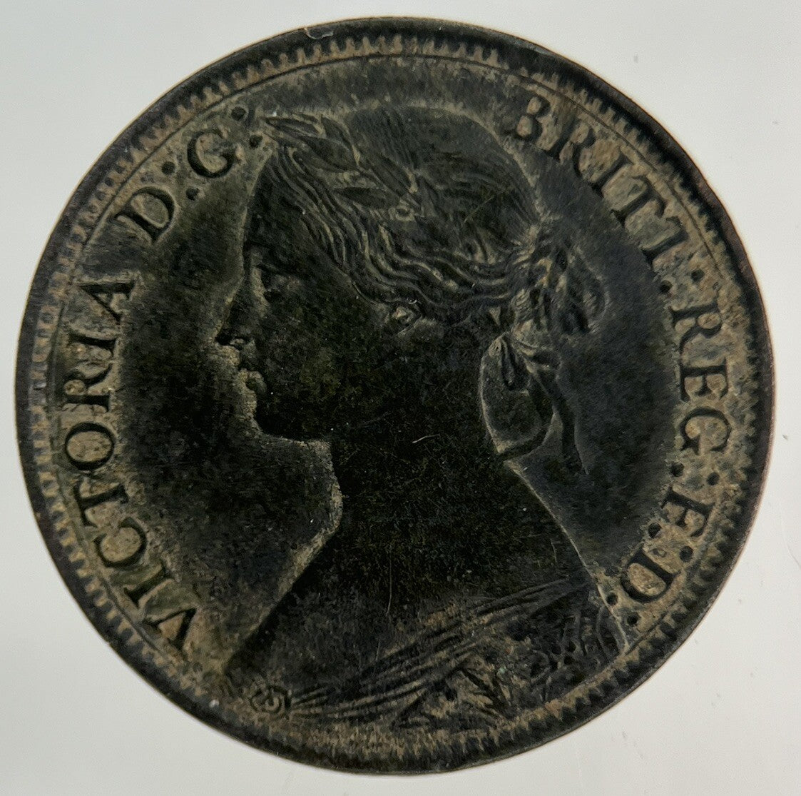 1872 Victoria Farthing Coin | Fine Collectable Grade