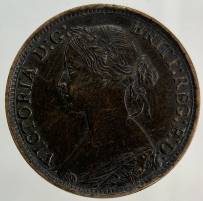 1873 Victoria Farthing Coin | Very High Grade