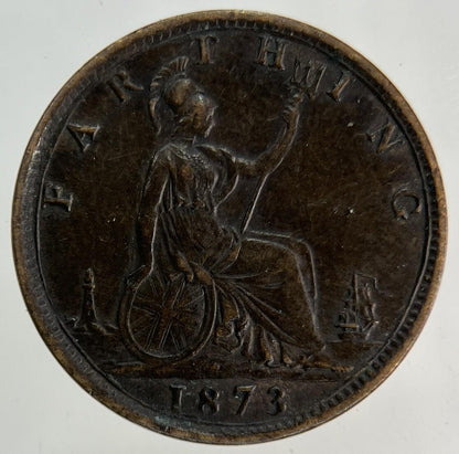 1873 Victoria Farthing Coin | Very High Grade