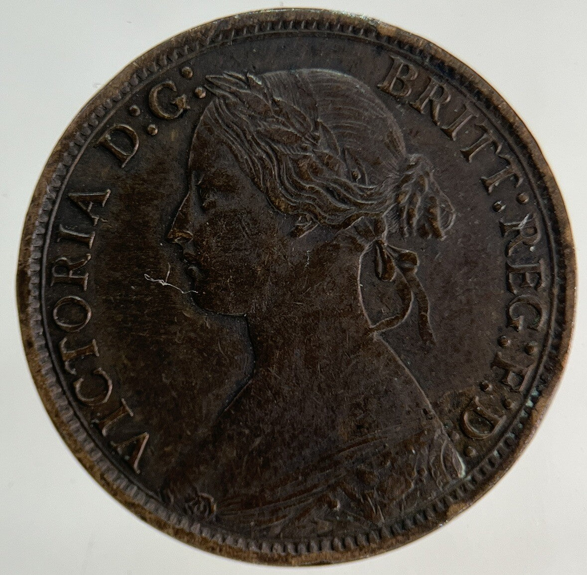 1868 Victoria Farthing Coin | Very High Grade