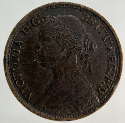 1868 Victoria Farthing Coin | Very High Grade