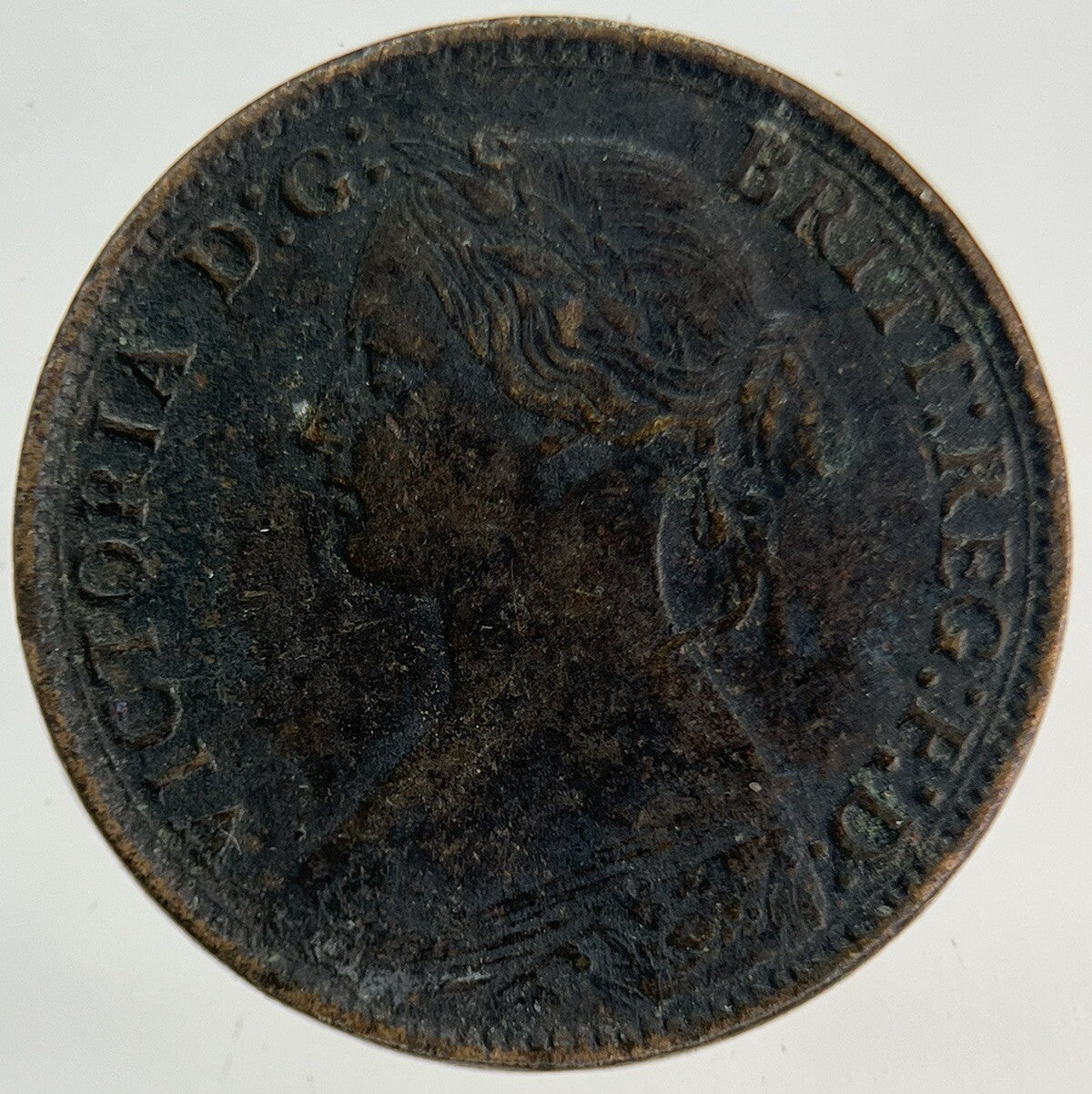 1875 Victoria Farthing Coin | Fine Collectable Grade