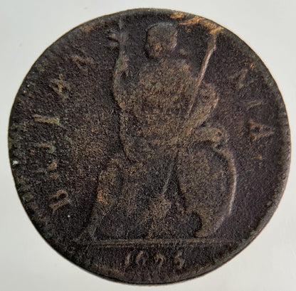 1675 Charles II 2nd Farthing Coin | Fine Collectable Grade