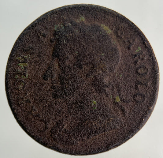 1674 Charles II 2nd Farthing Coin | Collectable Grade
