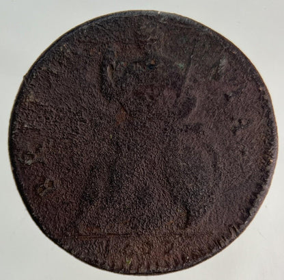 1674 Charles II 2nd Farthing Coin | Collectable Grade