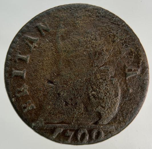 1700 William III 3rd Farthing Coin | Collectable Grade