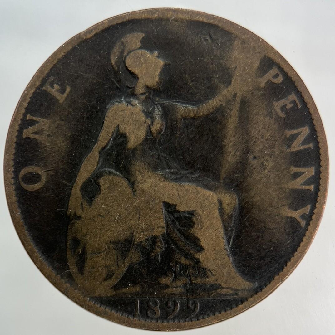1899 Victoria One Penny Coin | Collectable Grade