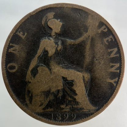 1899 Victoria One Penny Coin | Collectable Grade
