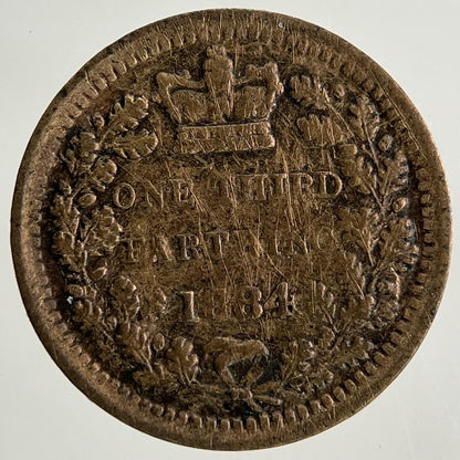 1884 Victoria One Third 1/3 Farthing Coin | Collectable Grade