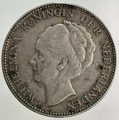 1939 Netherlands 1 Gulden Silver Coin | Very High Grade