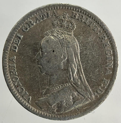 1890 Victoria Threepence Silver Coin | Fine Collectable Grade