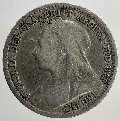 1897 Victoria Threepence Silver Coin | Fine Collectable Grade