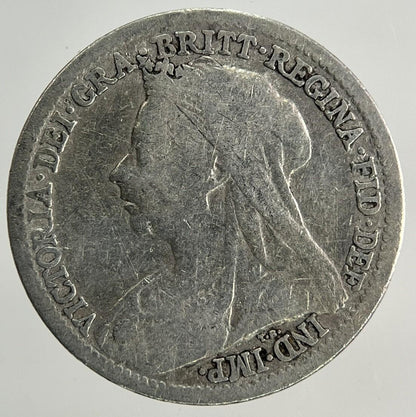 1900 Victoria Threepence Silver Coin | Fine Collectable Grade