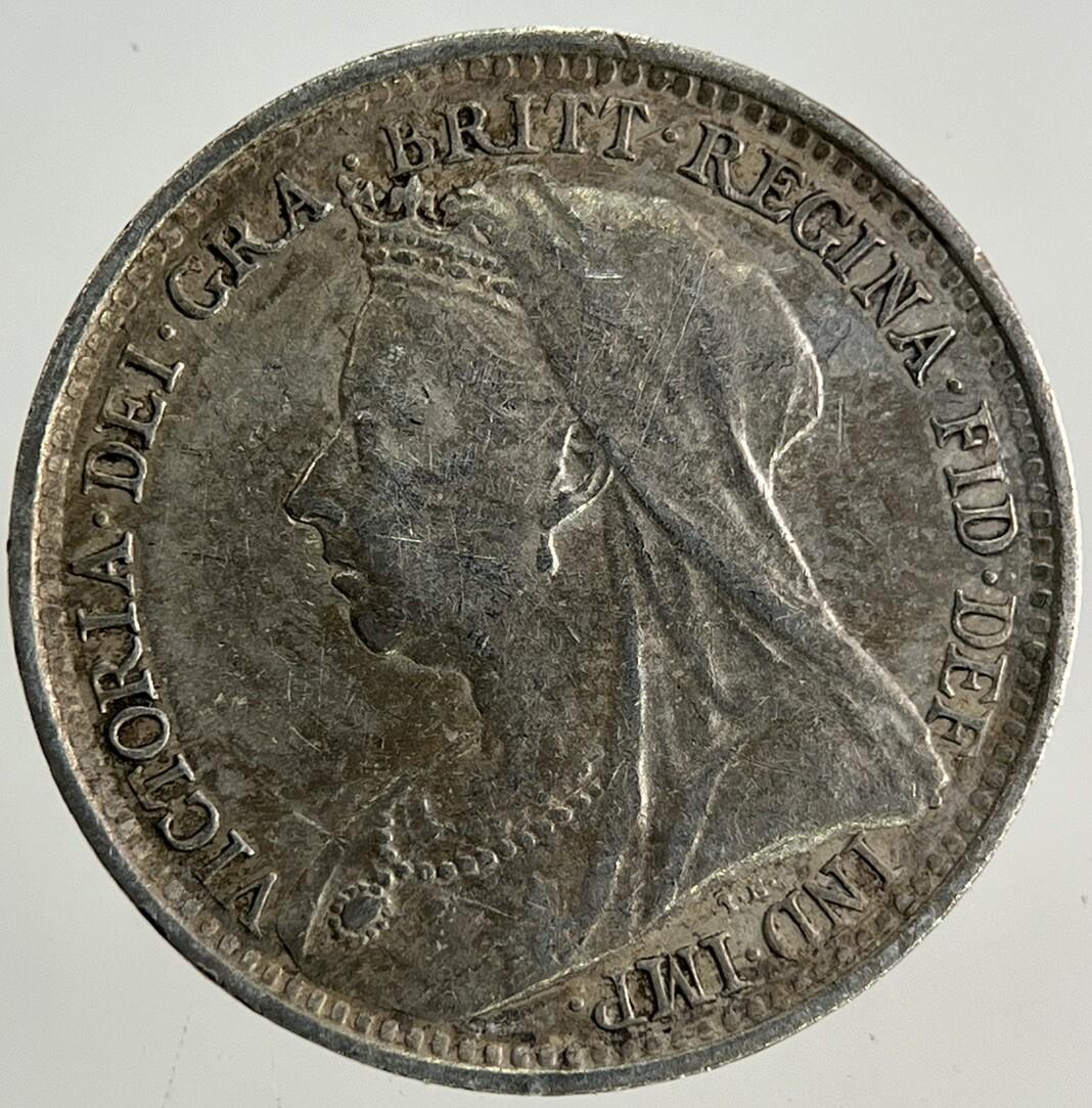 1894 Victoria Threepence Silver Coin | Very High Grade