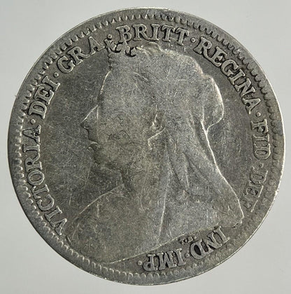 1900 Victoria Threepence Silver Coin | Collectable Grade