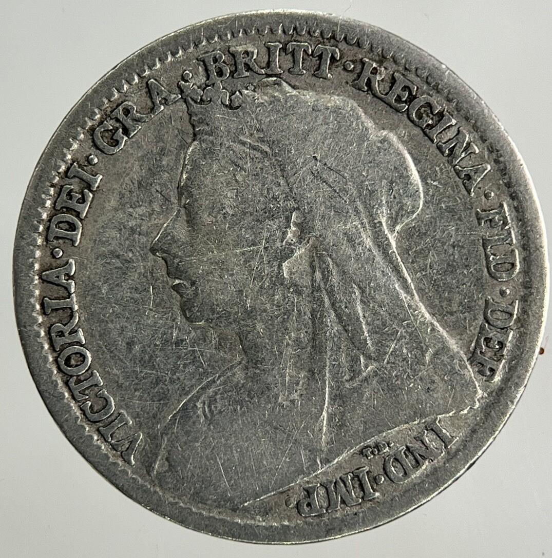 1895 Victoria Threepence Silver Coin | Collectable Grade